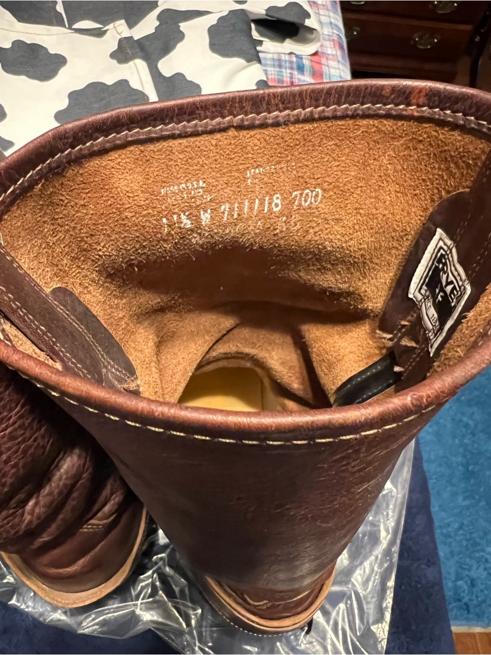Vintage Frye Men's Belted Harness Dark Brown Leather Boots. 11.5 W - Picture 8 of 11